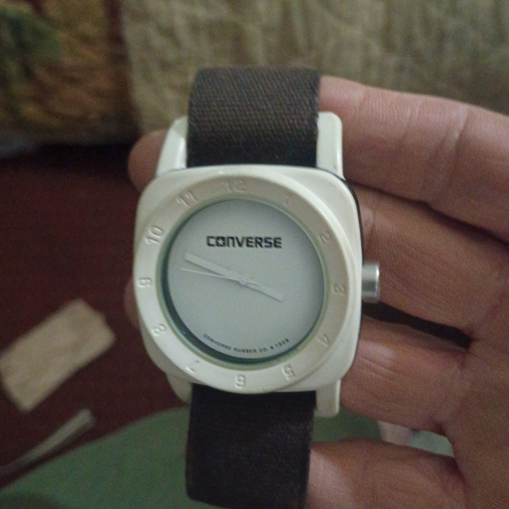 Converse White and Brown Watch